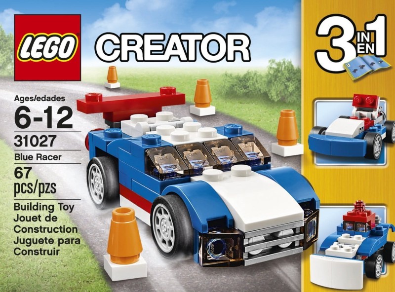 Klocki LEGO Creator 31027 Niebieska Wyścigówka