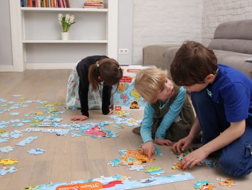 CzuCzu 5603029 Puzzle Podróżnika - Mapa Świata
