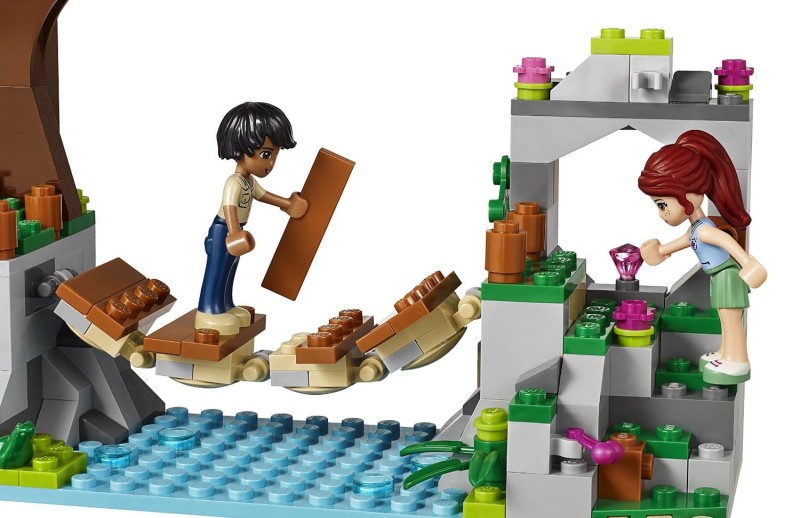 Klocki LEGO FRIENDS 41036 Dżungla Ratunek na Moście Niedźwiadka