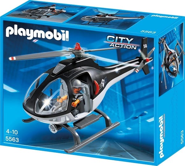 Playmobil 5563 Klocki City Action Helikopter Jednostki Specjalnej