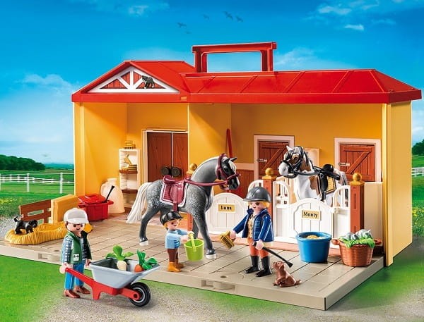 Playmobil Klocki Country 5348 Przenośna Stajnia