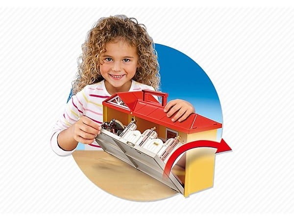 Playmobil Klocki Country 5348 Przenośna Stajnia