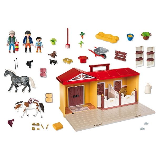 Playmobil Klocki Country 5348 Przenośna Stajnia