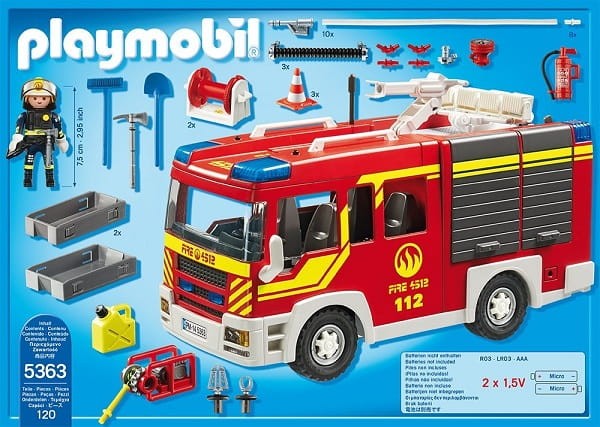 Playmobil 5363 Klocki City Action Samochód Strażacki
