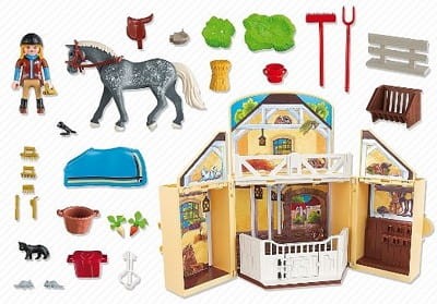 Playmobil Klocki Country 5418 Stadnina Koni - Game Box