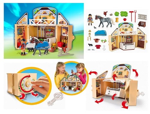 Playmobil Klocki Country 5418 Stadnina Koni - Game Box