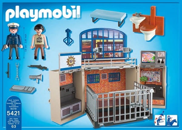 Playmobil 5421 Klocki City Action Komisariat Policji - Game Box