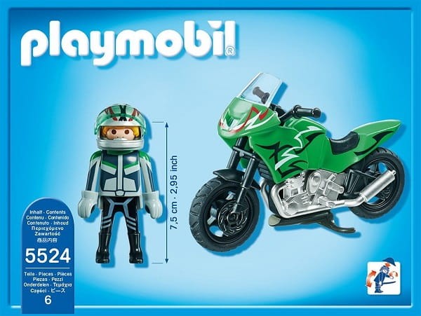 Playmobil Klocki Sports &amp;; Action 5524 Motor Sports Bike