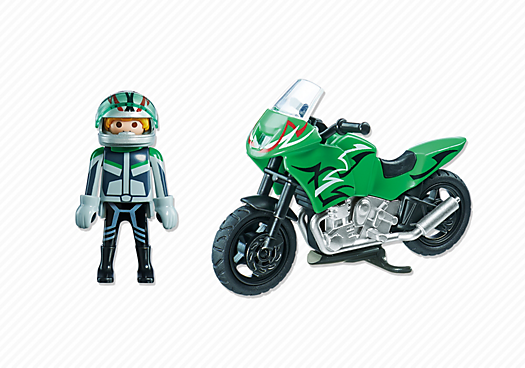 Playmobil Klocki Sports &amp;; Action 5524 Motor Sports Bike