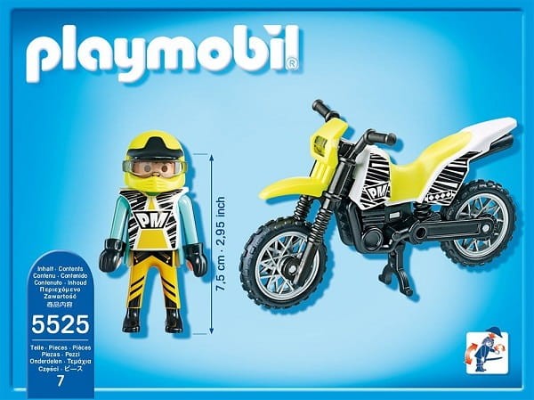 Playmobil Klocki Sports &amp;; Action 5525 Motor Cross Bike