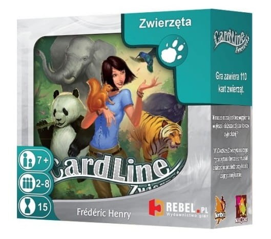 Asmodee Rebel - Gra towarzyska - Cardline Zwierzęta