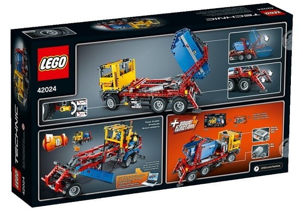 Klocki LEGO Technic 42024 Ciężarówka do Przewozu Kontenerów