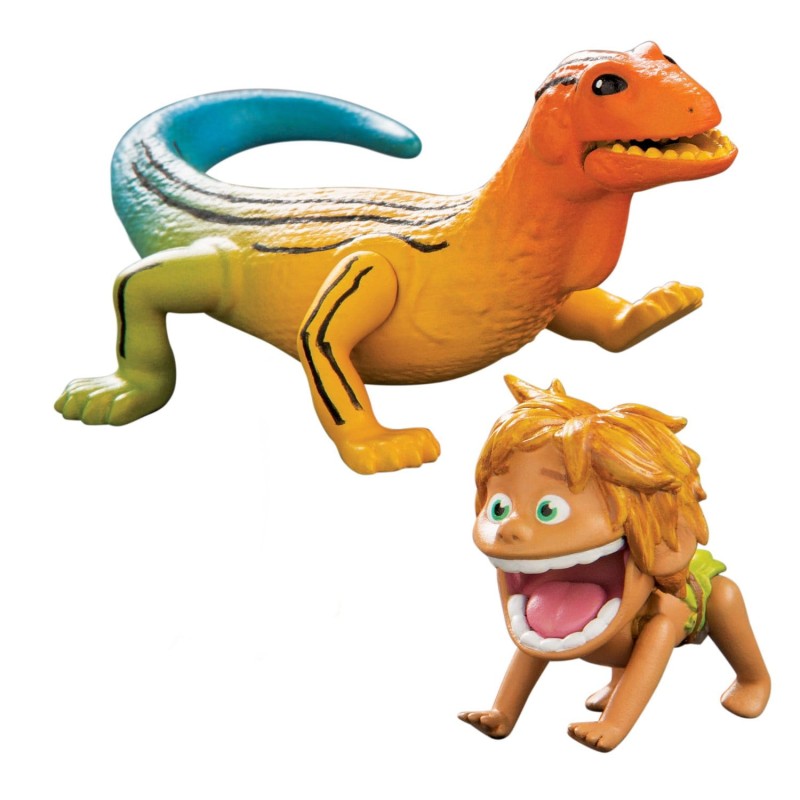 Tomy L62002 Dobry Dinozaur - Mała Figurka Spot i Lizard
