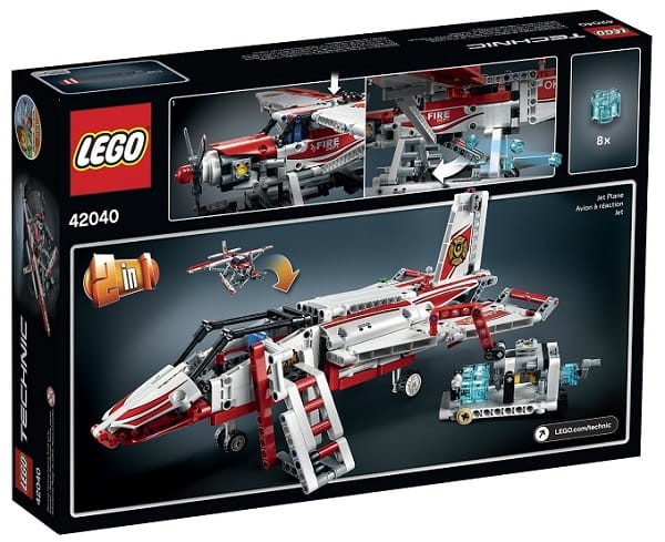 Klocki LEGO Technic 42040 Samolot Strażacki