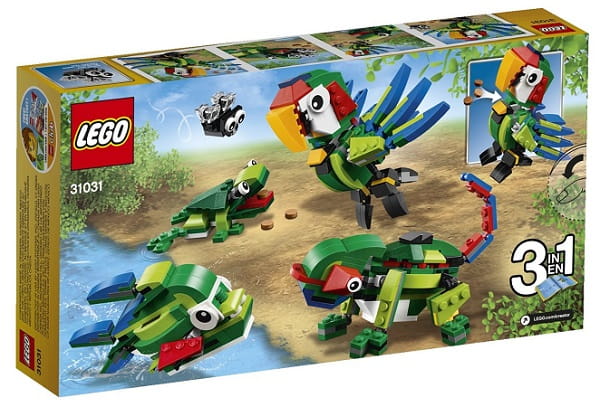 Klocki LEGO Creator 31031 Zwierzęta z Lasu Deszczowego