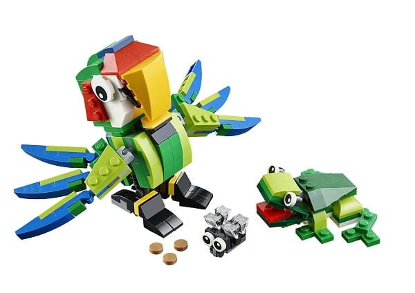 Klocki LEGO Creator 31031 Zwierzęta z Lasu Deszczowego