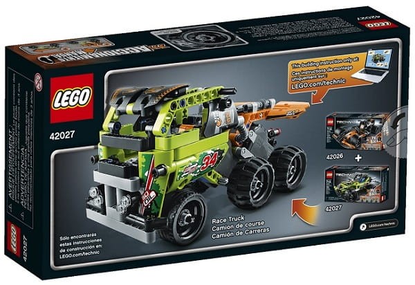 Klocki LEGO Technic 42027 Pustynna Wyścigówka