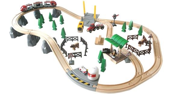 BRIO Duży Zestaw Kolejka na Wsi 33040