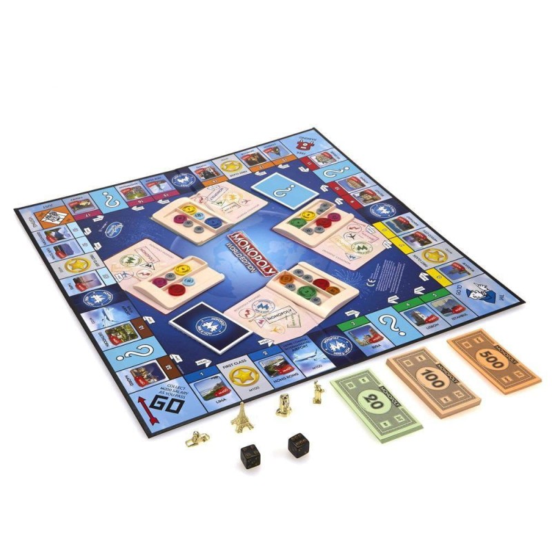 Gra Hasbro B2348 Monopoly Here and Now - wersja świat