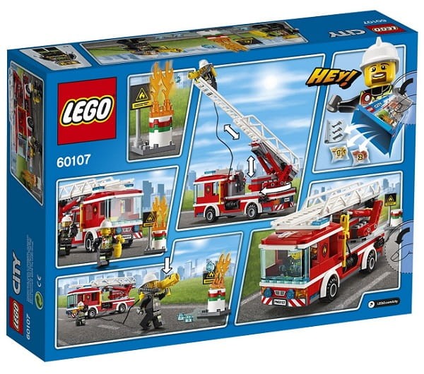 Klocki LEGO® City 60107 Wóz strażacki z drabiną