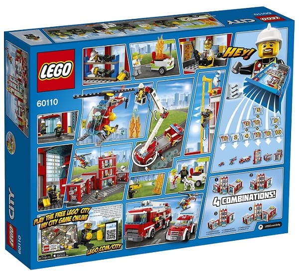 Klocki LEGO CITY 60110 Remiza strażacka