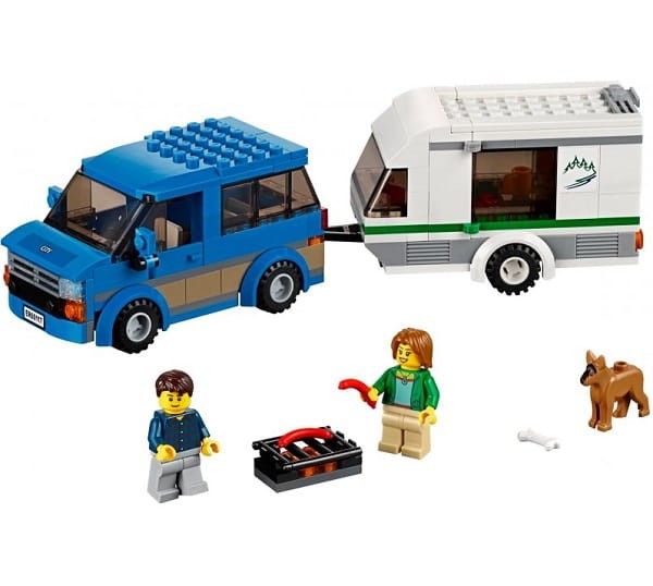 Klocki LEGO CITY 60117 Van z przyczepą kempingową