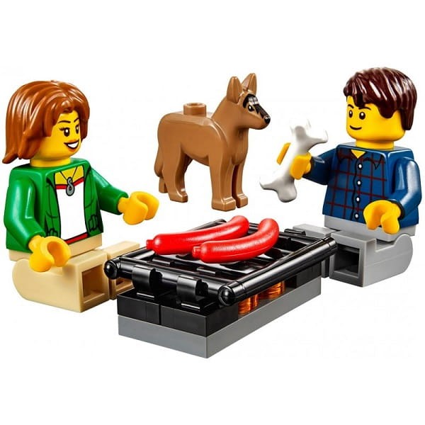 Klocki LEGO CITY 60117 Van z przyczepą kempingową