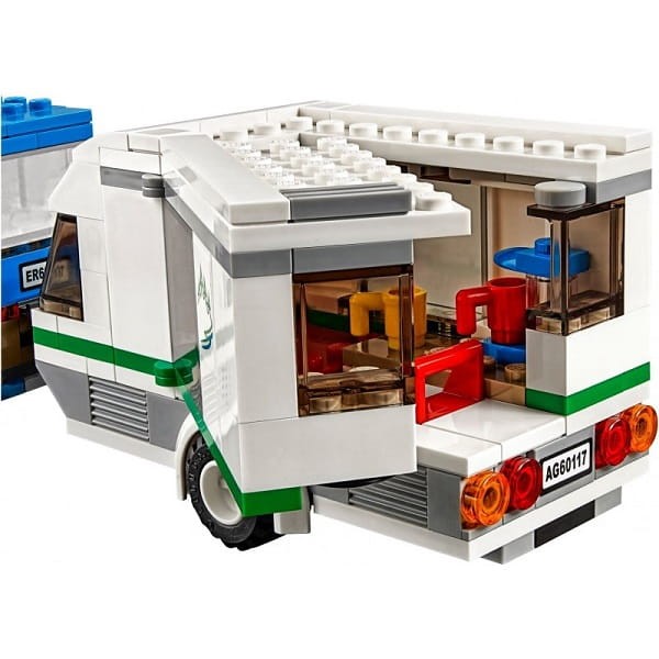 Klocki LEGO CITY 60117 Van z przyczepą kempingową