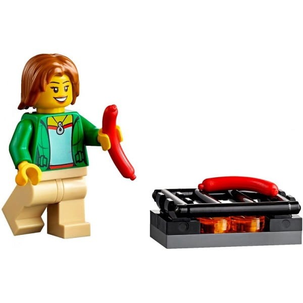 Klocki LEGO CITY 60117 Van z przyczepą kempingową