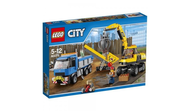 Klocki Lego City 60075 Rozbiórka Koparka i Ciężarówka