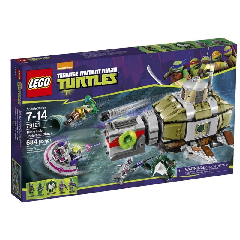 LEGO TURTLES 79121 Pościg Łodzią Podwodną