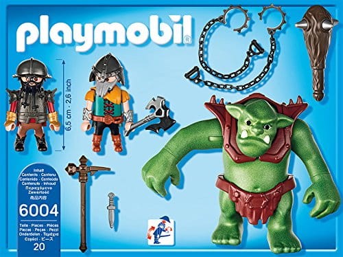 Playmobil 6004 Olbrzymi troll z karłowatymi wojownikami