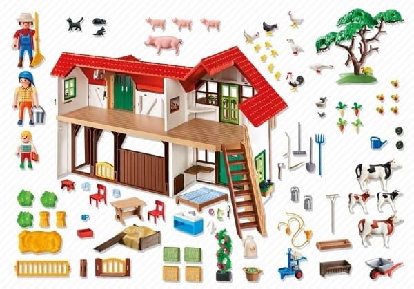Playmobil Klocki Country 6120 Duże Gospodarstwo Rolne