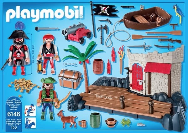 Playmobil Pirates 6146 SuperSet Twierdza Piratów