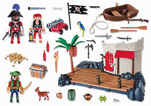 Playmobil Pirates 6146 SuperSet Twierdza Piratów