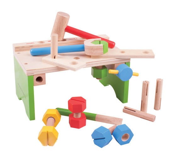 BigJigs BJ689 Zestaw Majsterkowicza - Skrzynka na Narzędzia