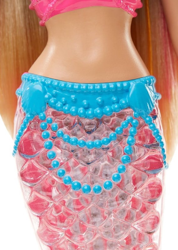 Barbie DHC40 TĘCZOWA ŚWIECĄCA SYRENKA