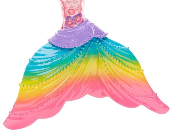 Barbie DHC40 TĘCZOWA ŚWIECĄCA SYRENKA