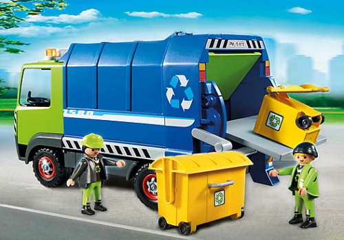 Playmobil 6110 City Action Nowa śmieciarka do recyklingu