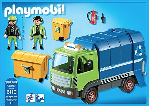 Playmobil 6110 City Action Nowa śmieciarka do recyklingu