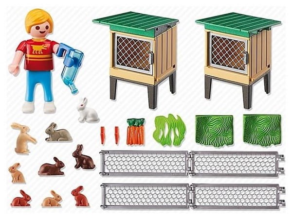 Playmobil Country 6140 Klatka dla królików z wolnym wybiegiem