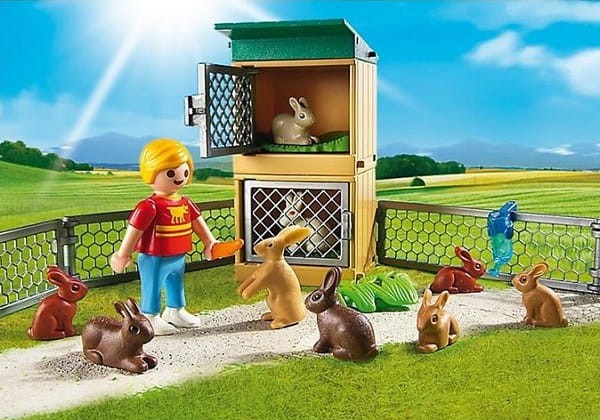Playmobil Country 6140 Klatka dla królików z wolnym wybiegiem