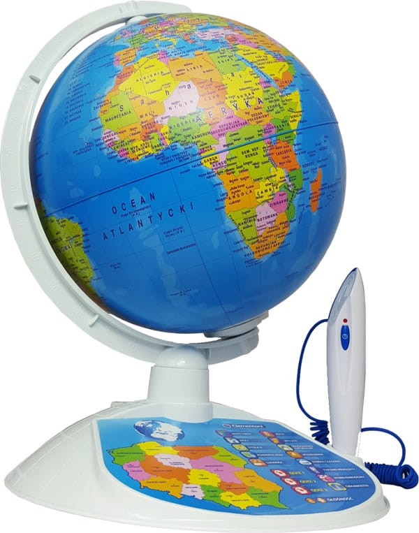 Clementoni 60903 Interaktywny EduGlobus - Poznaj Świat