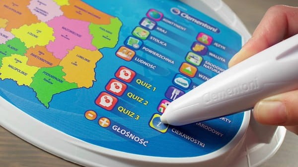 Clementoni 60903 Interaktywny EduGlobus - Poznaj Świat