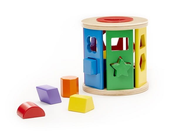 Melissa &amp;; Doug Drewniany Roller - Sorter z Kształtami 19041