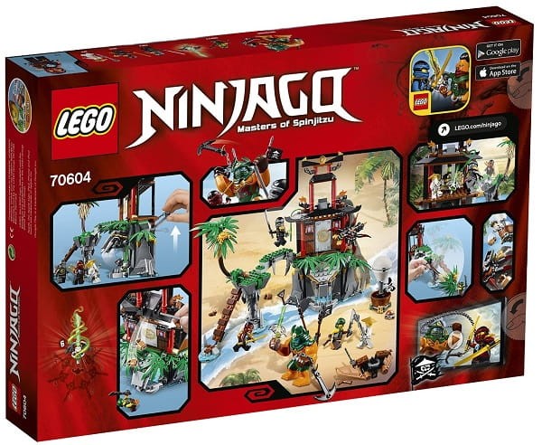 Klocki LEGO® NINJAGO® 70604 Wyspa Tygrysiej Wdowy