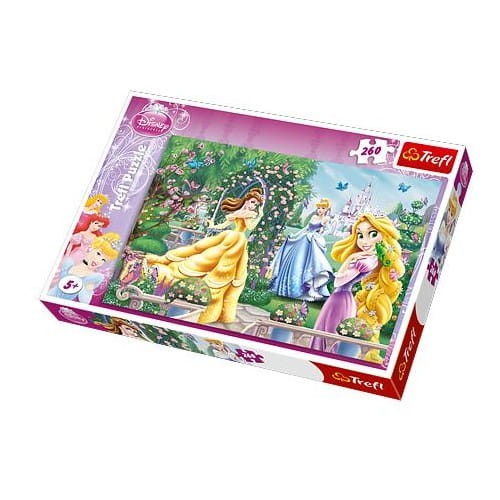 Trefl - Puzzle Disney Princess - Spacer przed balem 260 el. - 13141