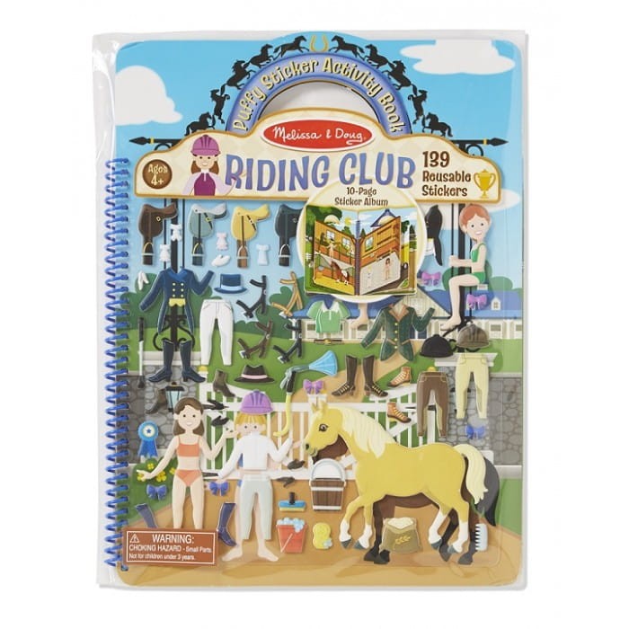 Melissa &amp;; Doug Naklejki 3D wielokrotnego użytku Stadnina koni 19410