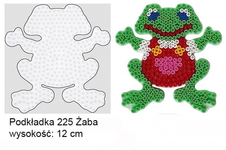 Koraliki Hama Midi Podkładka 225 Żaba