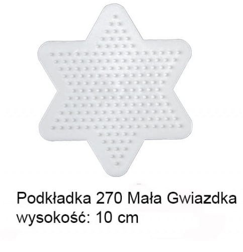 Koraliki Hama Midi Podkładka 270 Mała Gwiazdka